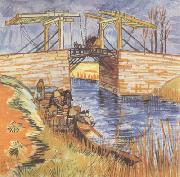 Vincent Van Gogh, The Langlois Bridge at Arles (nn04)
